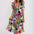 Chiffon Floral Dress - Color / S
