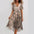 Chiffon Floral Dress - Rose Gold / S