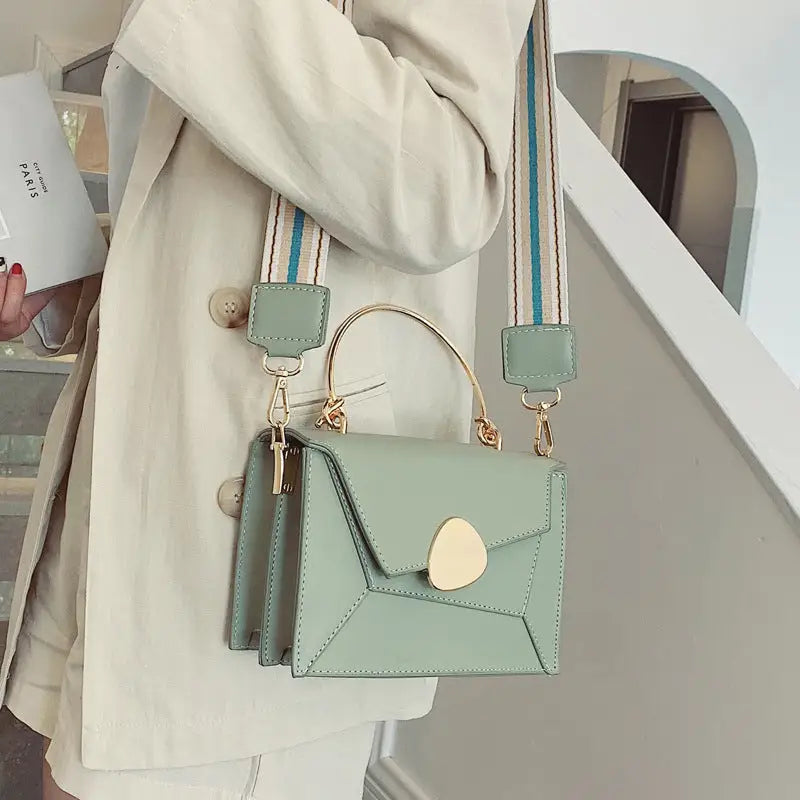 ChromaBlend Leather Crossbody - Green