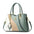 ChromaCarry Luxe: Soft Leather Tote - Green