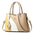 ChromaCarry Luxe: Soft Leather Tote - Khaki