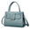 Cloud Blue Genuine Leather Double Shoulder Strap Bag with Internal Pockets - Cloudy Blue