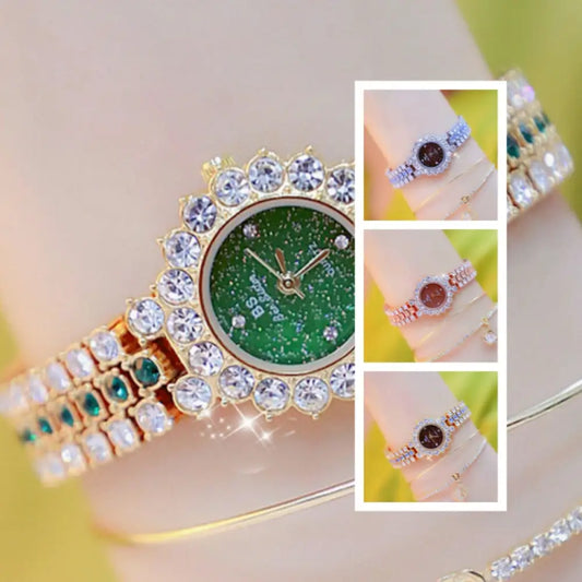 ColorBlend Luxe Watch Set with Three Interchangeable Straps