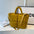 Colorful Soft Suitcase with Outer Bag and Sandwich Pocket - Yellow