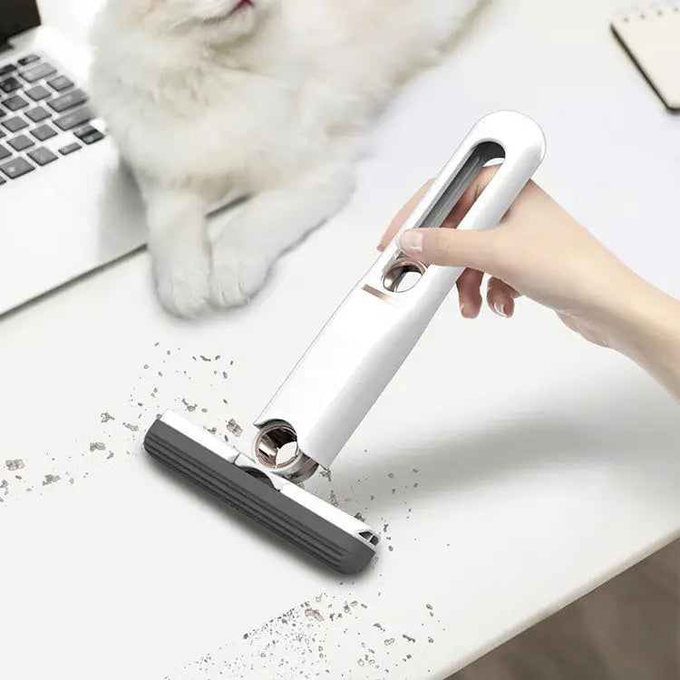 Compact Single Hand Grip Mop with Ring Push Pull Dehydration System