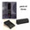Cordless Hair Straightener Brush with 45 Minute Battery Life Set