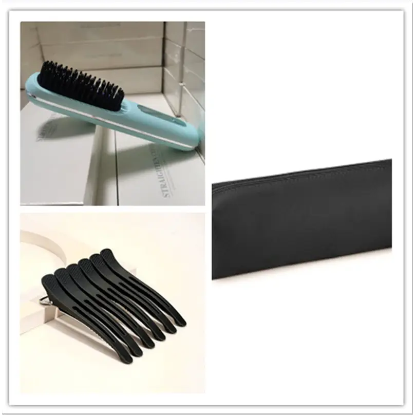 Cordless Hair Straightener Brush with 45 Minute Battery Life Set3