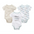 Cotton Cuddle: 3-Piece Baby Onesie Set - Small fish / 3 6M