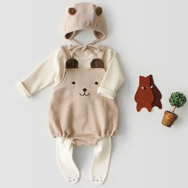 Cotton Cuddle: Baby Strapless Robe & Hat Set