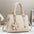 Cowboy Chic: Custom Large-Capacity Shoulder Bag - Apricot