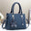 Cowboy Chic: Custom Large-Capacity Shoulder Bag - Blue
