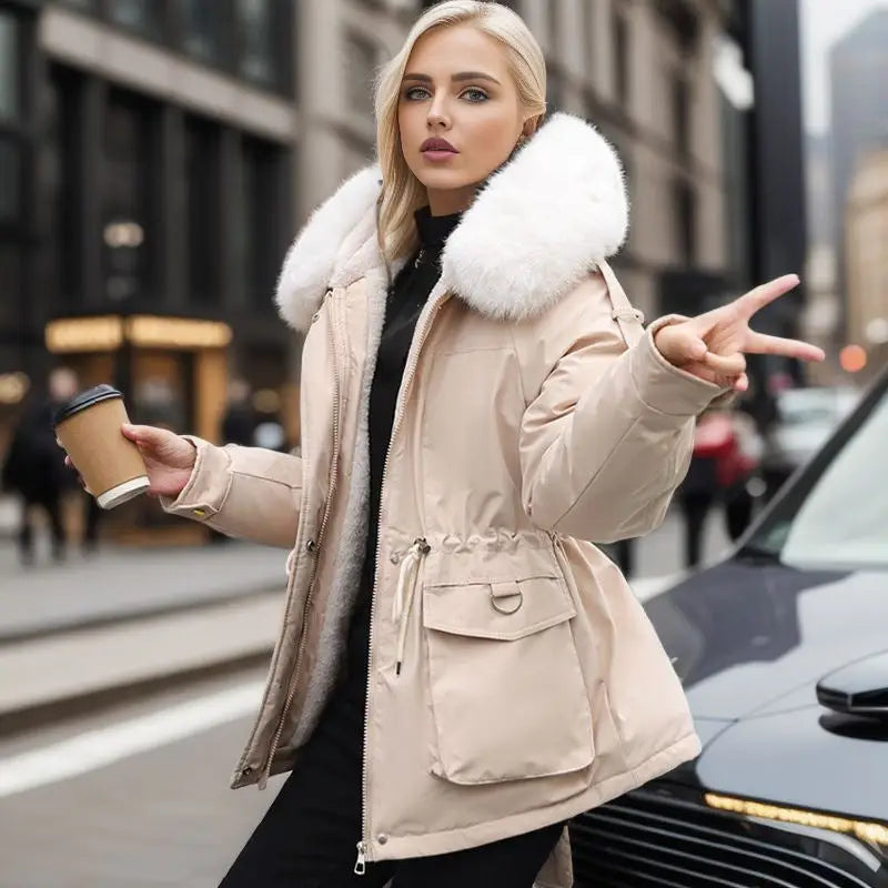 Cozy Chic Parka - OFF White / M