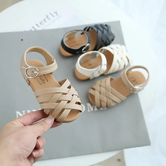 Cozy Toes Woven Sandals