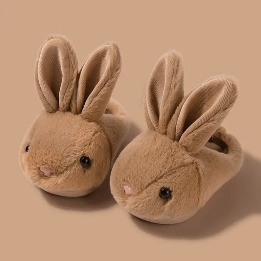 CozyBunny Kids’ Cotton Slippers