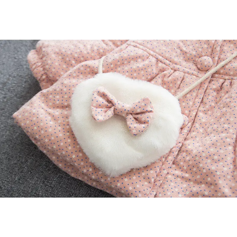 CozyChic: Girls’ Winter Warm Padded Cotton Wear