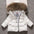 CozyCloud Unisex Baby Down Jacket - White / 100cm