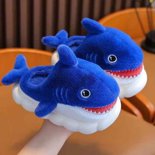CozyCub Velvet Furry Slippers for Kids & Parents