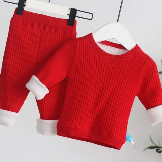 CozyCuddle Baby Snowsuit - Red / 80cm