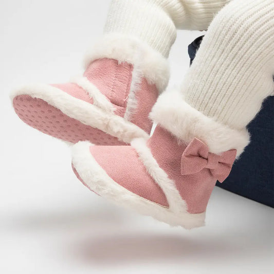 CozyCute Toddler Bow Boots