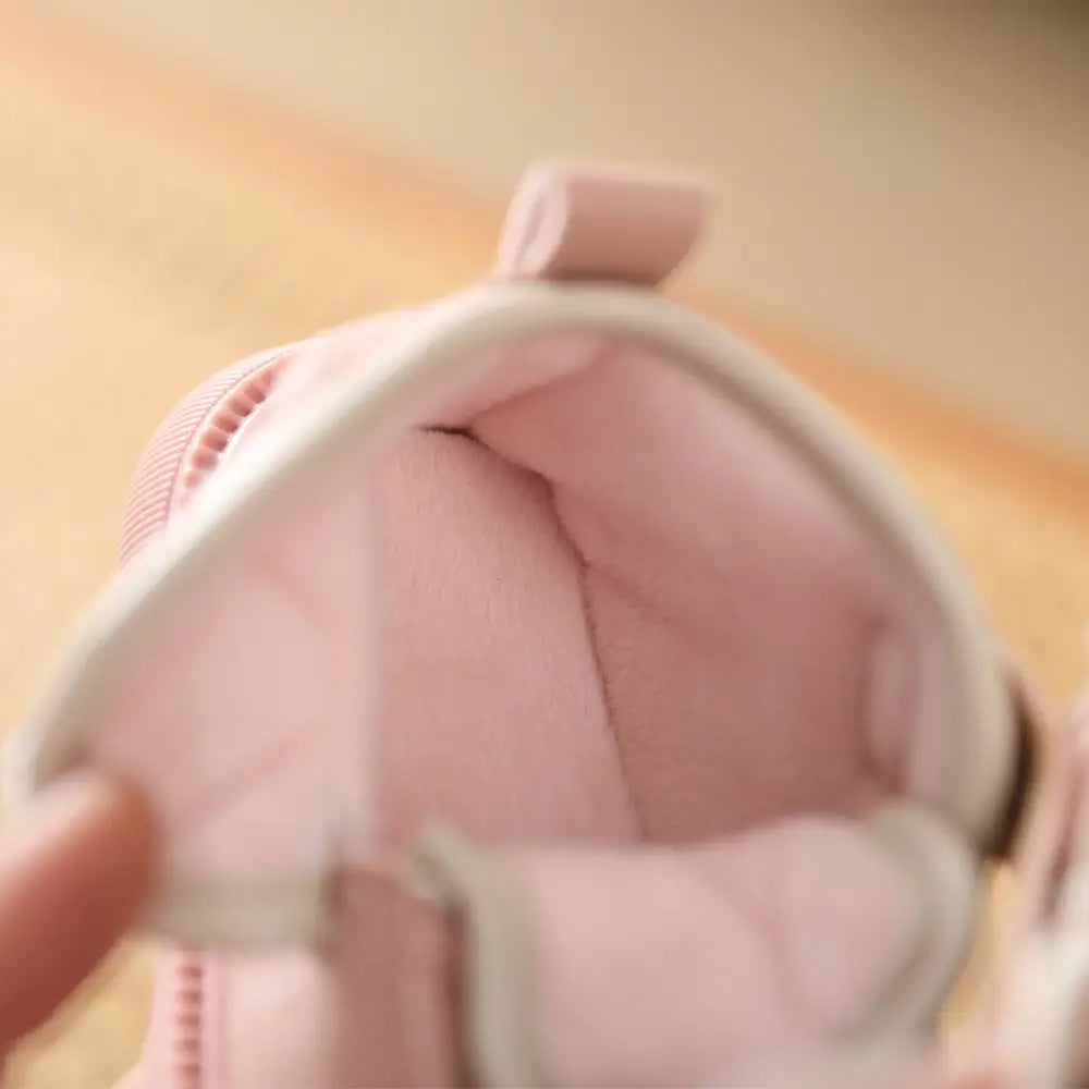 CozyKicks: Baby Girl Bow Cotton Shoes