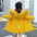 CozyKids Long Velvet-Lined Cotton Coats - Yellow / 130cm