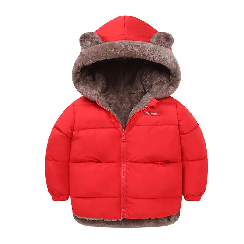 CozyKids Reversible Jacket - Red / 90cm
