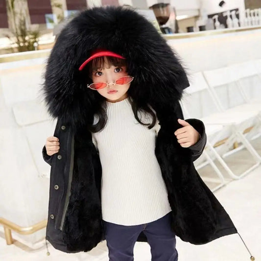 CozyKidz: Big Fur Collar Jackets for All Ages