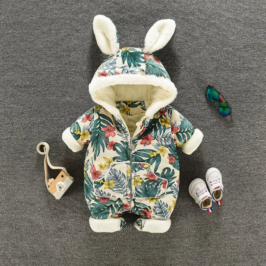 CozyQuilt: Winter Padded Baby Onesies