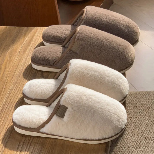 CozyStep: Unisex Non-Slip Winter Plush Slippers - 4