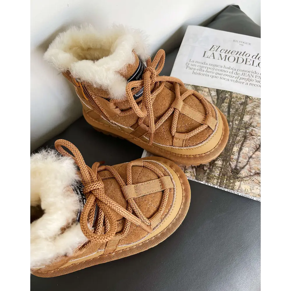 CozyStride: Fleece-Lined Toddler Shoes
