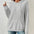 CozyStripe Women’s Knit Hoodie - Gray / S