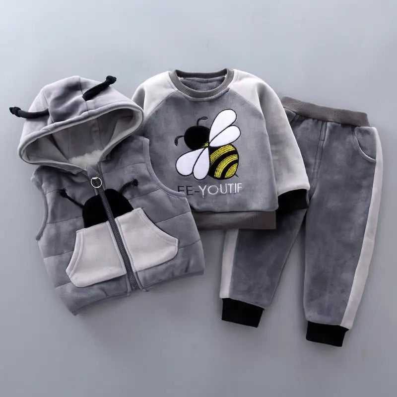 CozyTide Fleece Baby Boy Sweater Suit