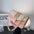 Creamy White and Pink PU Flap Bag with Nylon Lining and Zipper Compartments - Pink