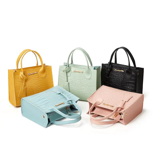 Crocodile Pattern Medium PU Horizontal Suitcase with Mobile Phone Pocket