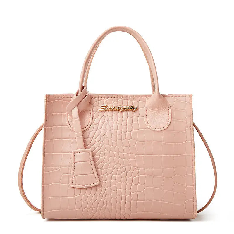 Crocodile Pattern Medium PU Horizontal Suitcase with Mobile Phone Pocket