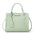 Crocodile Pattern Medium PU Horizontal Suitcase with Mobile Phone Pocket - Light Green