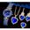 Crystal Quartz Watch Set with Crystal Embellishments - 4150D300 Blue