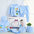 Baby blue clothing set.