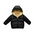 CuddleCoat: Soft Lambskin for Little Explorers - Black / 130cm