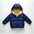 CuddleCoat: Soft Lambskin for Little Explorers - Navy blue / 90cm