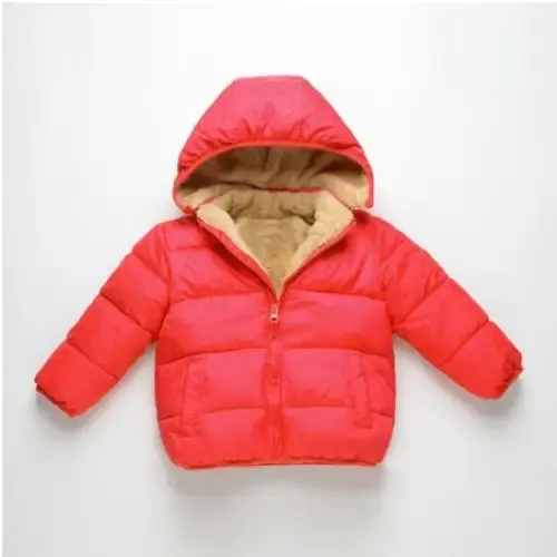 CuddleCoat: Soft Lambskin for Little Explorers - Red / 90cm