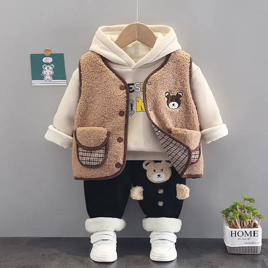 CuddleCozy: Plush Velvet Kidswear Collection