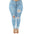 CurveFlex Ripped Jeans - Light Blue / XL