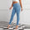 CurveHug High Waist Pants - Light Blue / XS