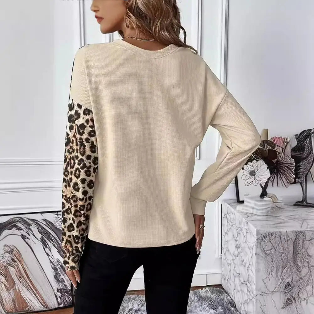 Custom Leopard Cozy Long Sleeve