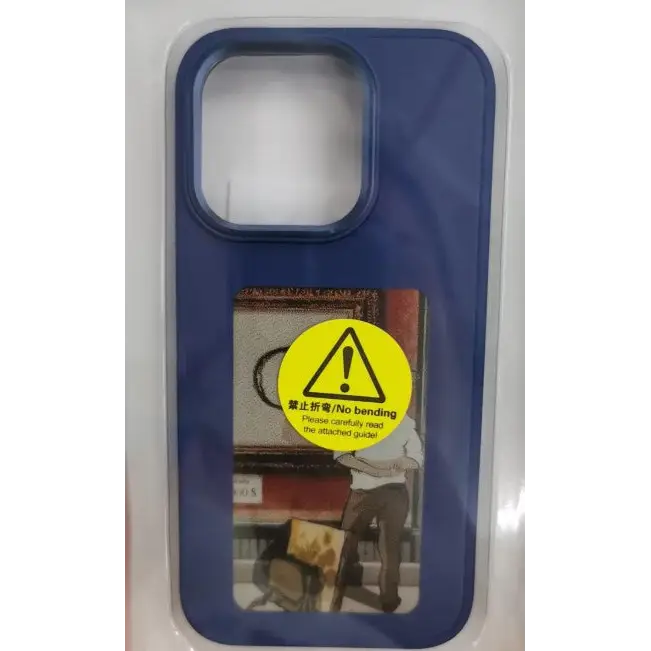 Customizable NFC Phone Case with INKZONE App Image Projection Blue / Apple 14