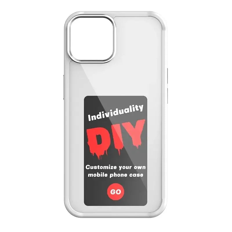 Customizable NFC Phone Case with INKZONE App Image Projection White / Apple 15