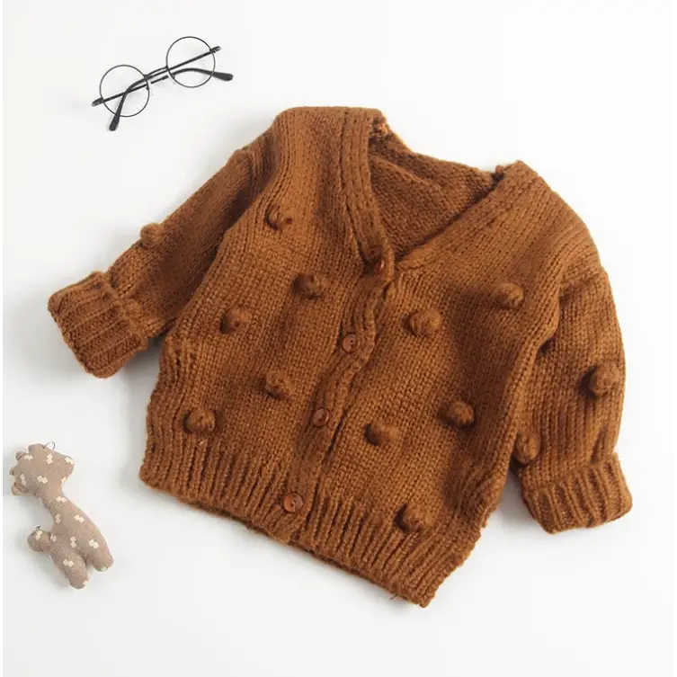 Cute & Comfy Baby Sweater - Brown / 100cm