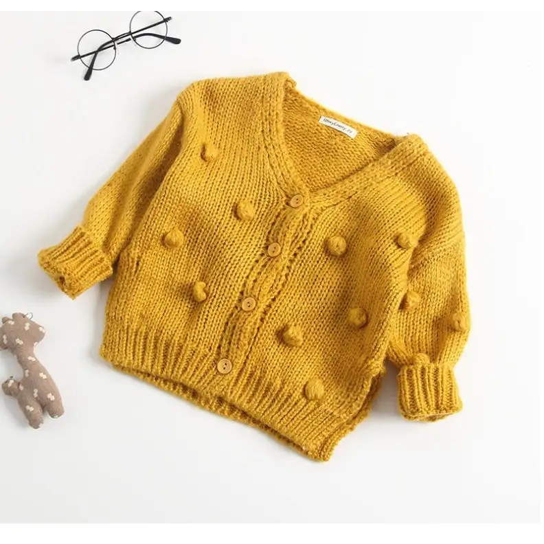 Cute & Comfy Baby Sweater - Yellow / 80cm