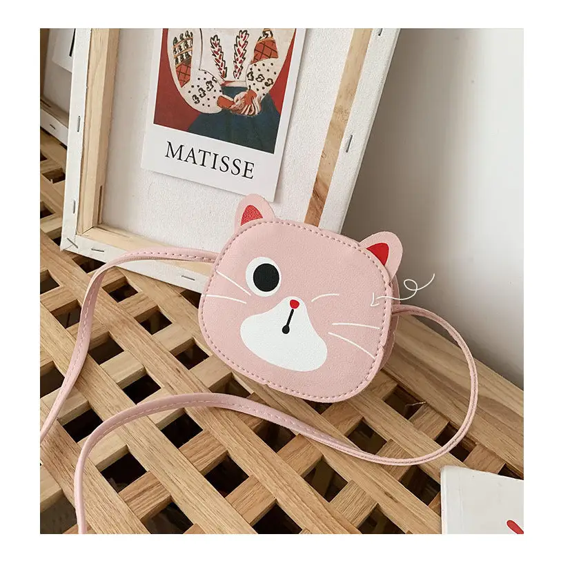Cute One-Shoulder Messenger Bag - Pink